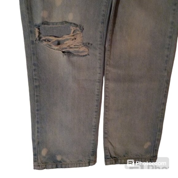 One Teaspoon Baggies distressed jeans sz 31 NEW - Picture 8 of 13